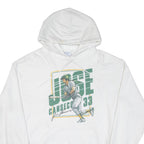 CHAMPION Baseball Mens White Hoodie USA XL