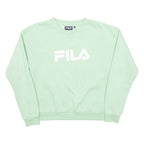 FILA Womens Sweatshirt Green XS