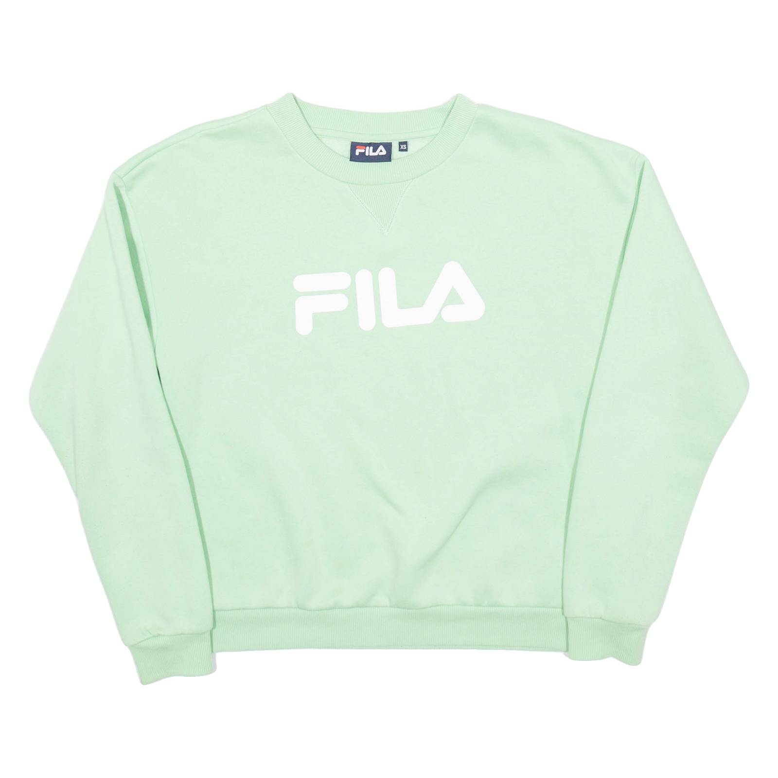 FILA Womens Sweatshirt Green XS