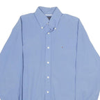 TOMMY HILFIGER Mens Blue Shirt S Classic Button Down Long Sleeve Cotton