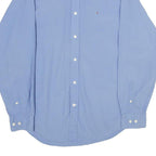 TOMMY HILFIGER Mens Blue Shirt S Classic Button Down Long Sleeve Cotton