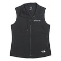 THE NORTH FACE Womens Black Softshell Vest S Polyester Zip Sleeveless Outdoor