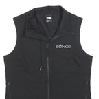 THE NORTH FACE Womens Black Softshell Vest S Polyester Zip Sleeveless Outdoor