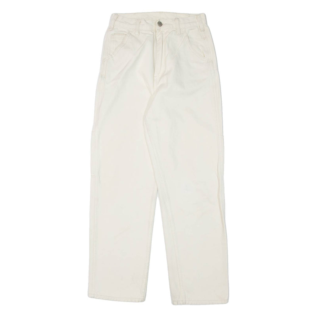 J. GALT Womens Jeans Cream Regular Straight W24 L27