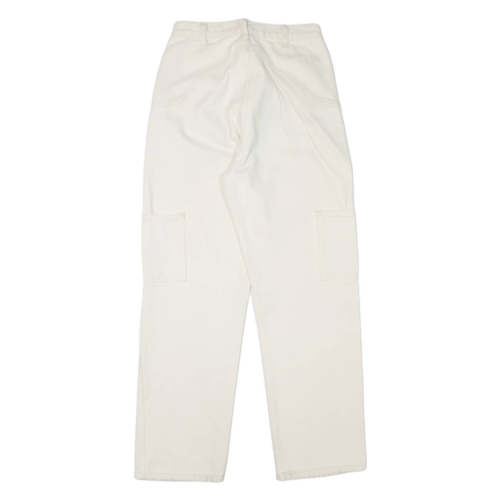 J. GALT Womens Jeans Cream Regular Straight W24 L27