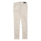 ADIDAS NEO Womens Cotton Blend Beige Slim Skinny Trousers W27 L32 Polka Dot