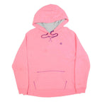 CHAMPION Womens Pink Hoodie 2XL Cotton Blend Casual Pullover