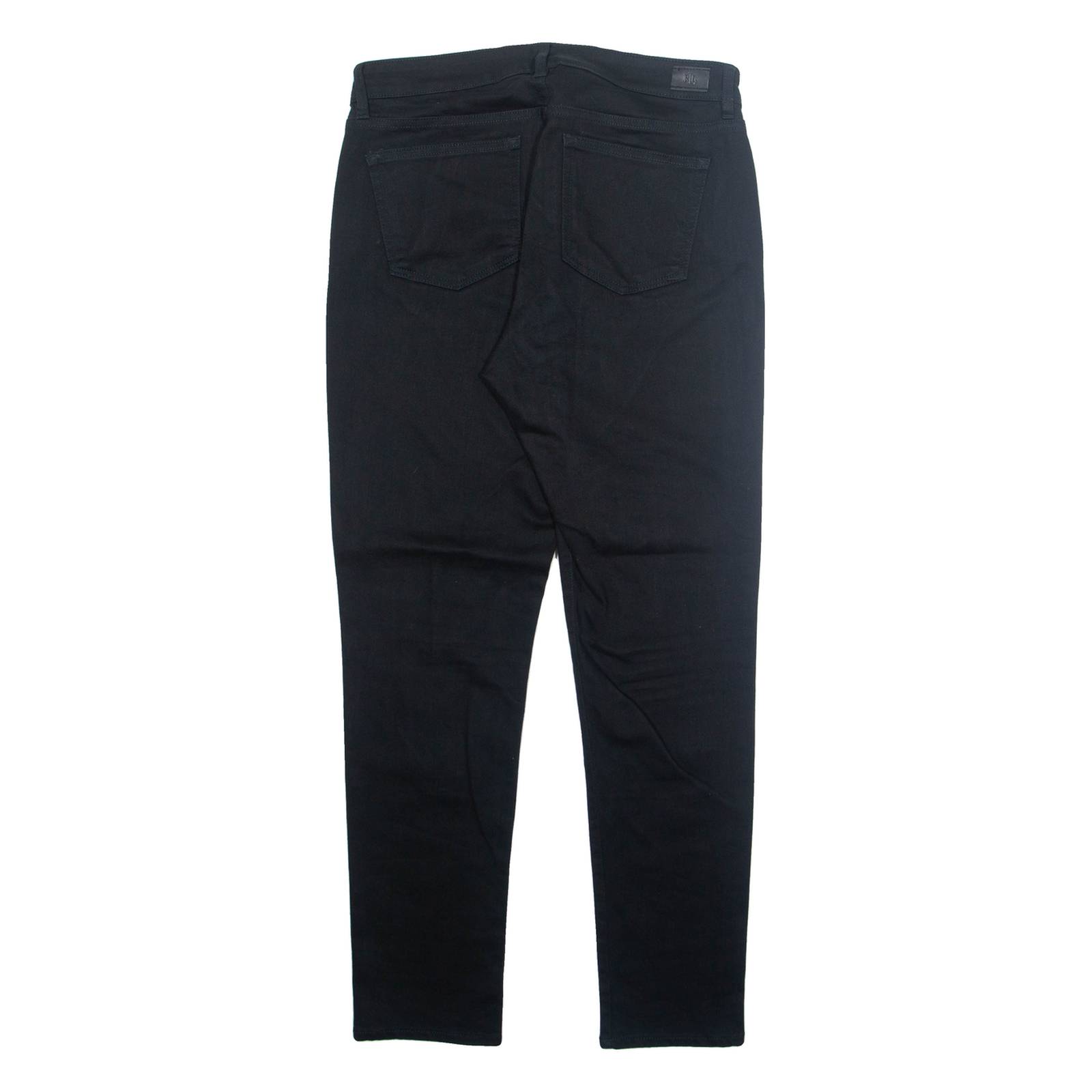 RALPH LAUREN Womens Trousers Black Regular Tapered W32 L29