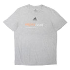 ADIDAS Mens Grey Inspire Sport Graphic T-Shirt M Short Sleeve Crew Neck Casual