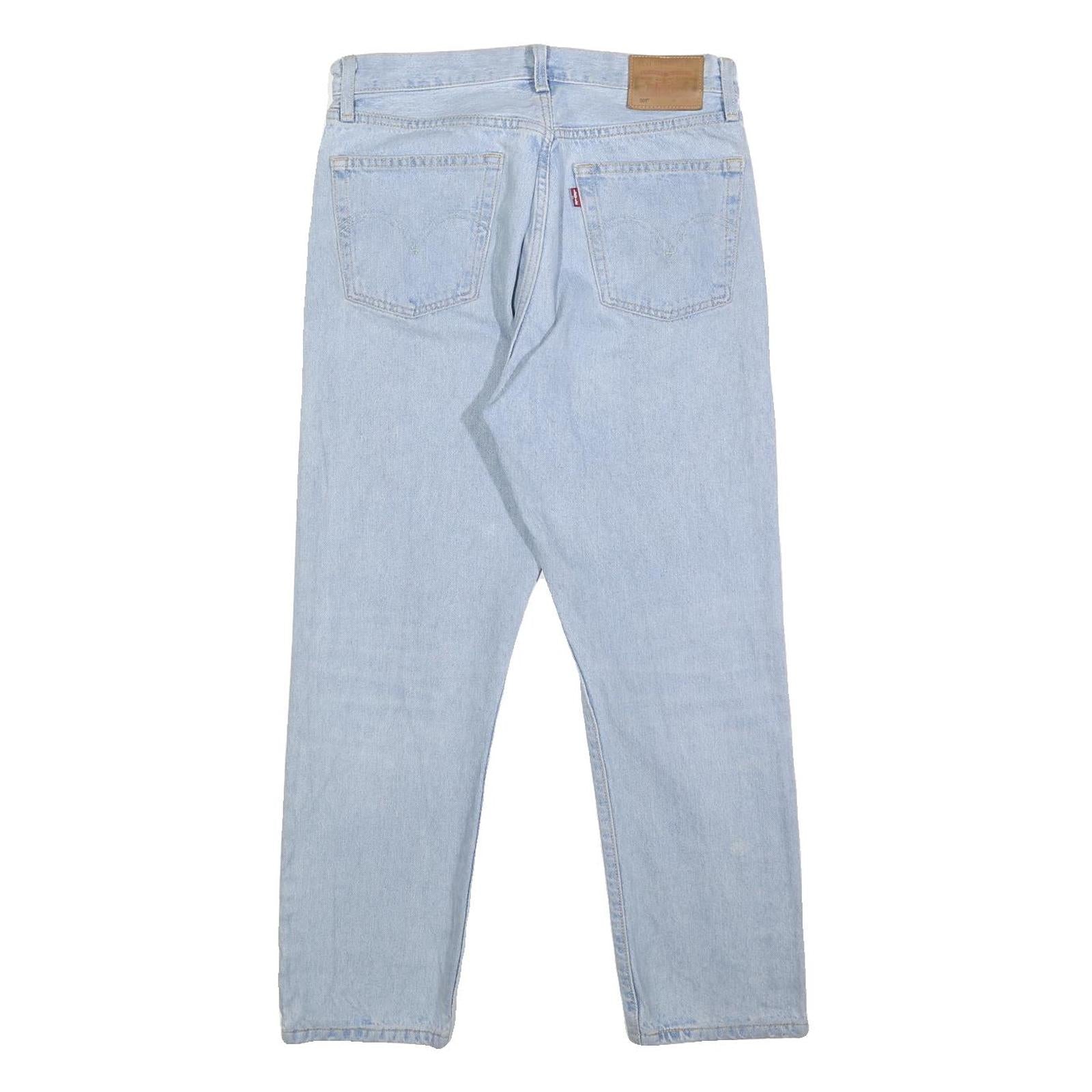 LEVI'S 501 BIG E Womens Jeans Blue Regular Straight Denim Light W29 L26 Vintage