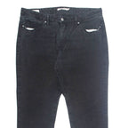 LEVI'S 311 Shaping BIG E 3/4 Womens Trousers Black Regular Tapered W34 L25