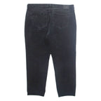 LEVI'S 311 Shaping BIG E 3/4 Womens Trousers Black Regular Tapered W34 L25