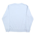 DISNEY Womens Blue Stitch Crew Neck M Cotton Blend Pullover Sweatshirt Cartoon