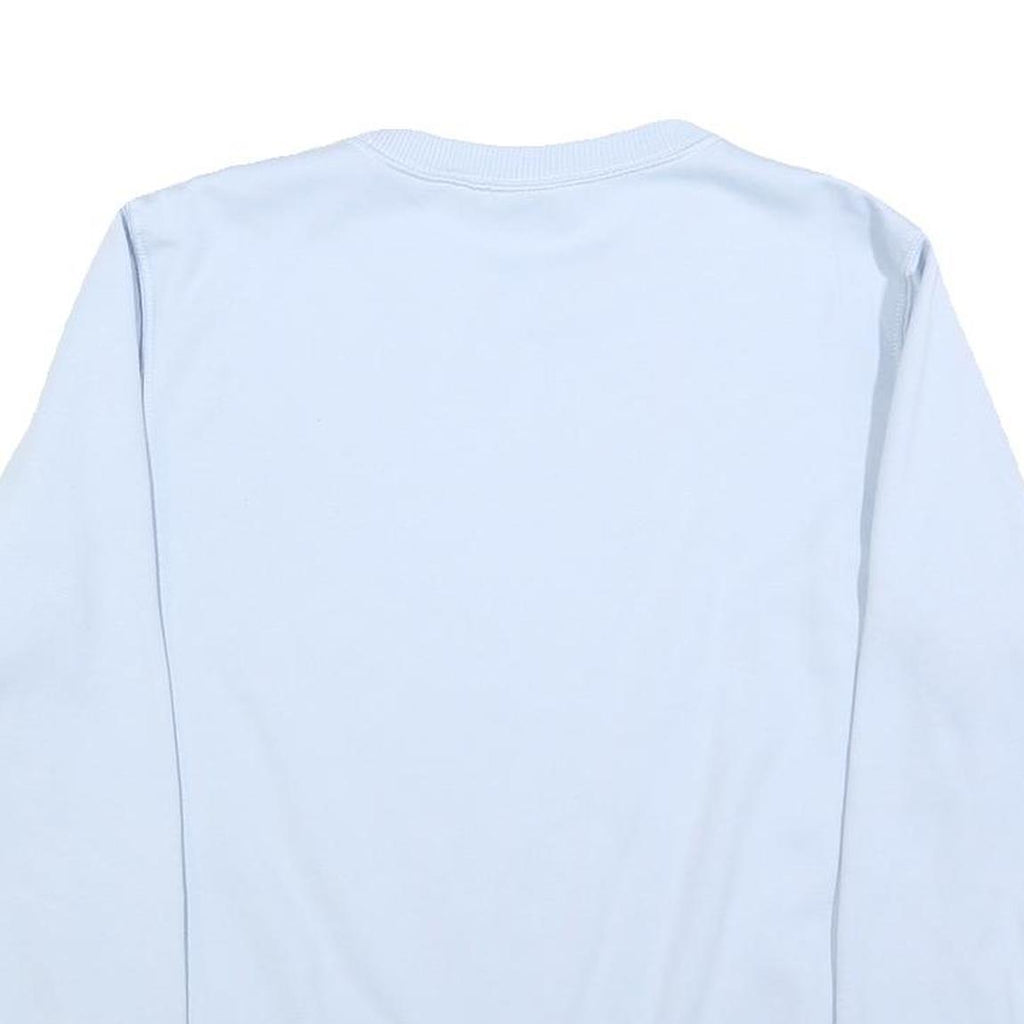 DISNEY Womens Blue Stitch Crew Neck M Cotton Blend Pullover Sweatshirt Cartoon