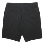 DICKIES Mens Shorts Black Casual Cotton 2XL W42 Workwear Pockets
