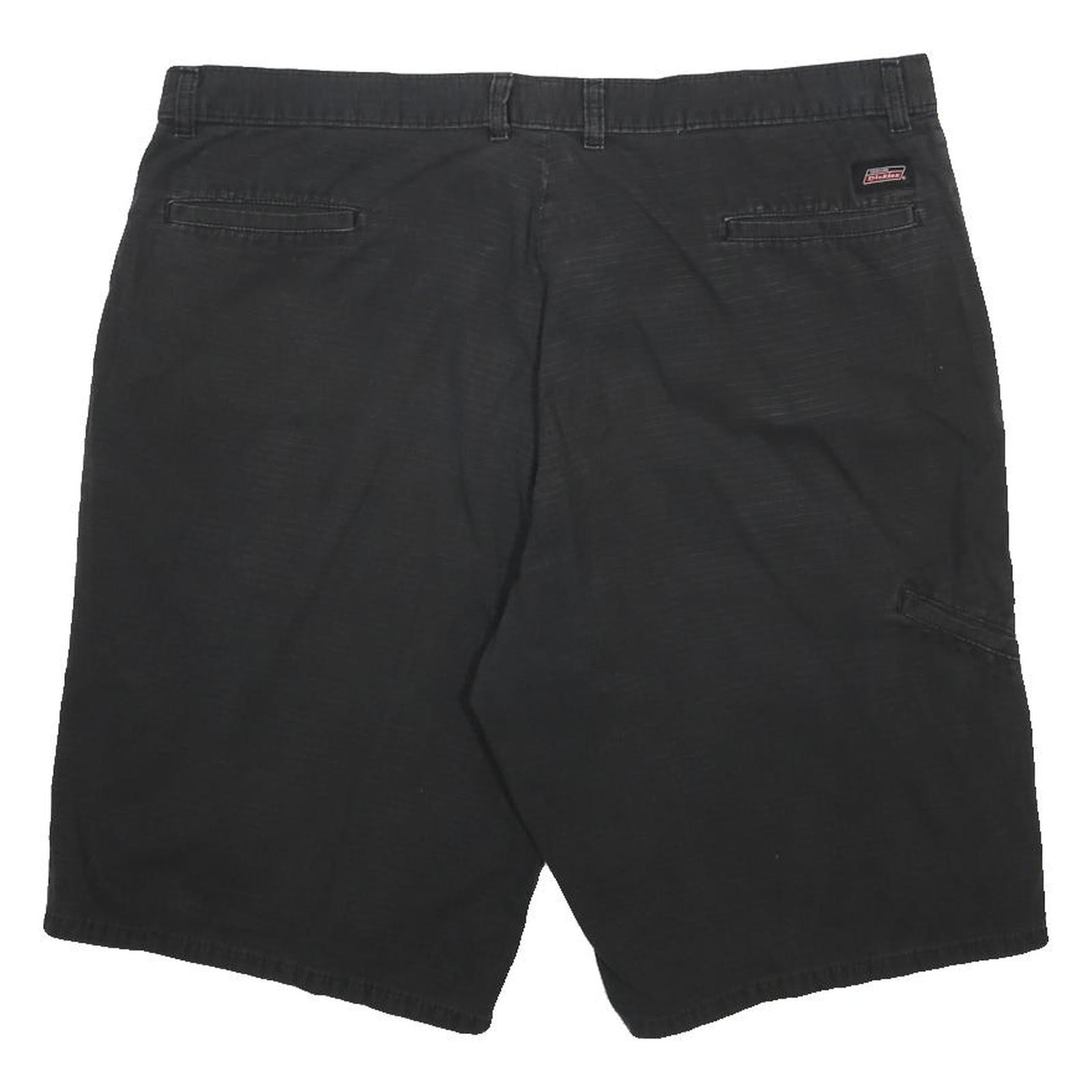 DICKIES Mens Shorts Black Casual Cotton 2XL W42 Workwear Pockets