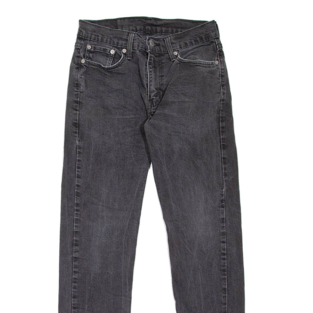 LEVI'S 514 Jeans Mens Black Slim Straight W27 L32