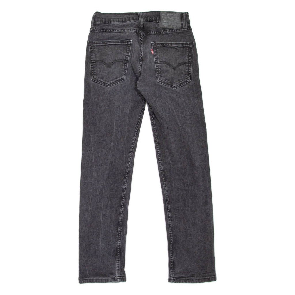 LEVI'S 514 Jeans Mens Black Slim Straight W27 L32