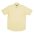 RENATO CAVALLI Mens Shirt Yellow Check S