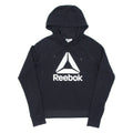 REEBOK Womens Black Hoodie M