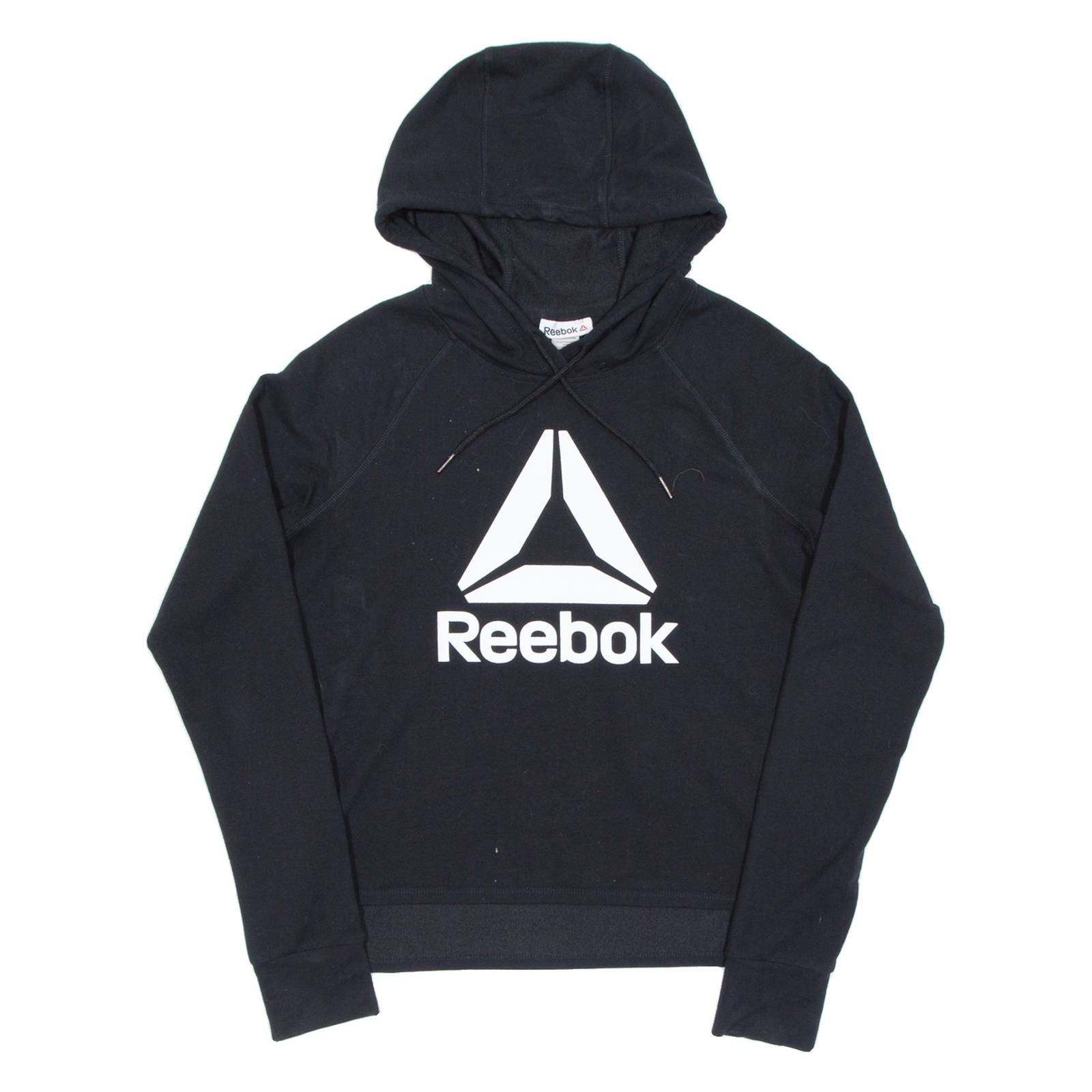 REEBOK Womens Black Hoodie M