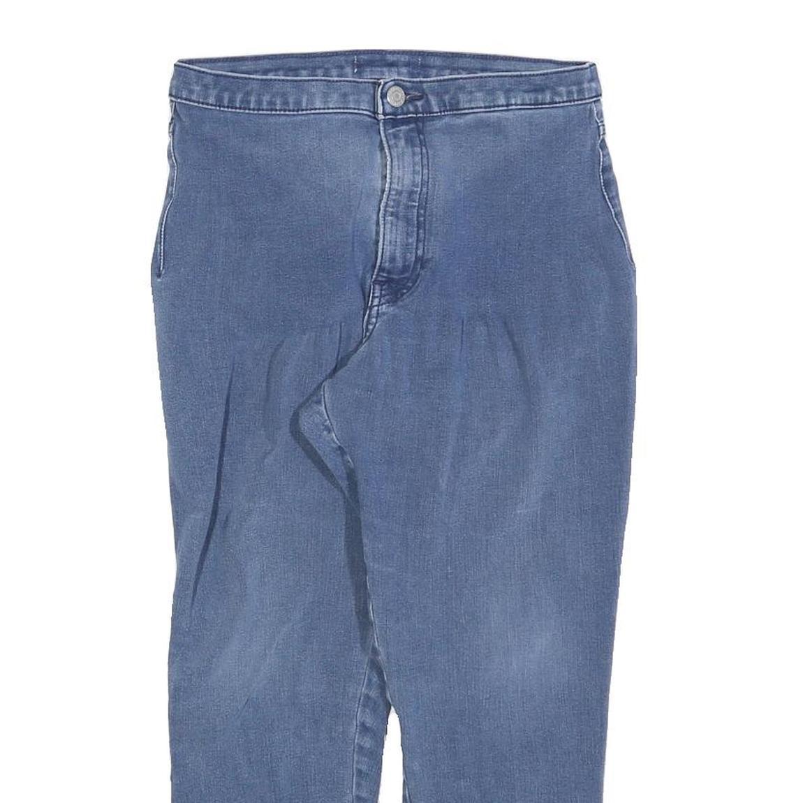 LEVI'S Womens Blue Slim Skinny Denim Medium W26 L23 Zip Cotton Blend Jeans