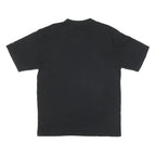 DICKIES Mens Black Plain T-Shirt XL Short Sleeve Crew Neck Cotton Blend Workwear