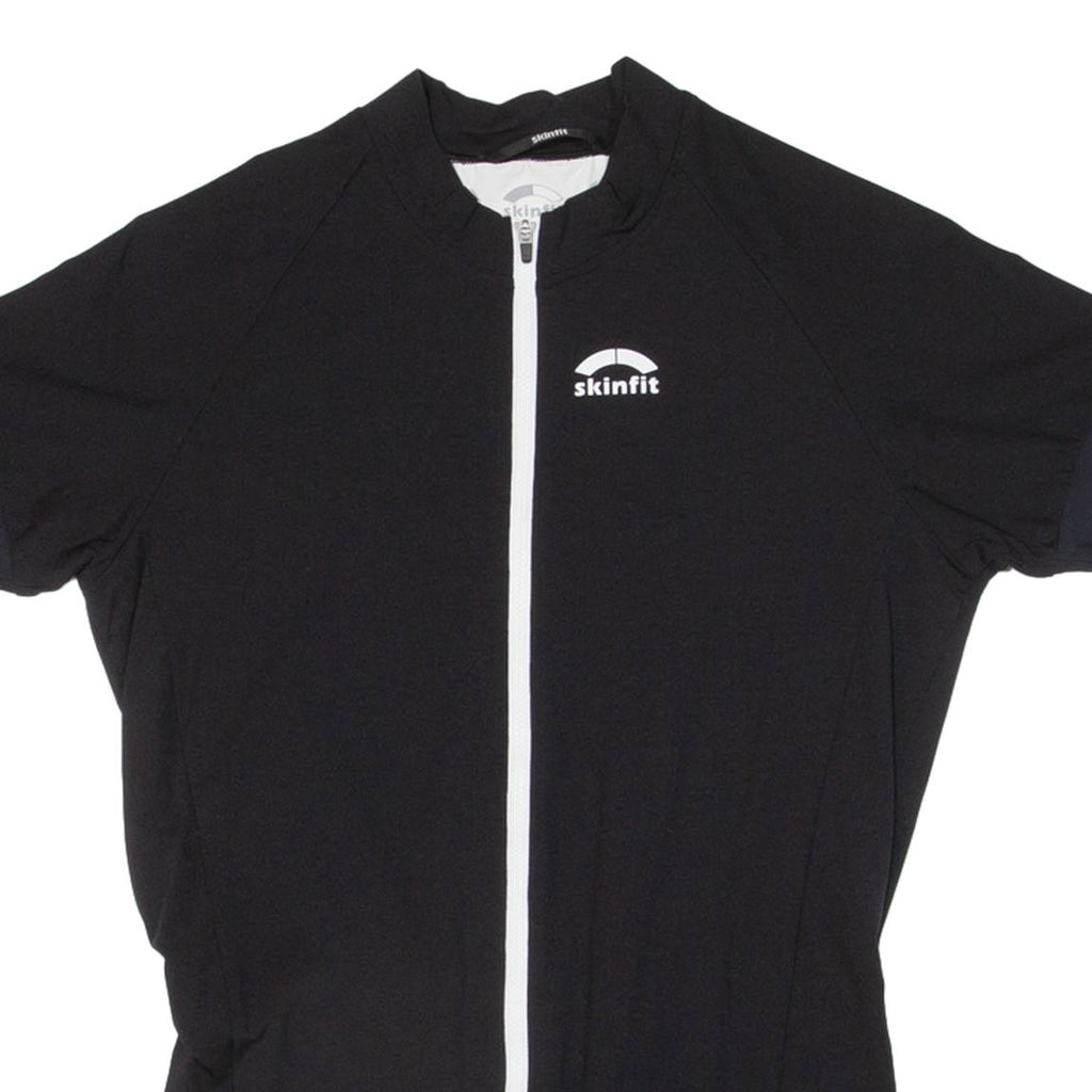 SKINFIT Cycling Mens Jersey Black Full Zip S