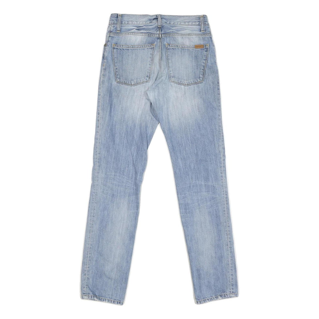 CARHARTT Mens Slim Light Blue Denim Jeans W29 L32 Zip Closure Cotton Blend