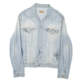 LEE Mens Blue Denim Jacket XL Cotton Classic Button Closure Casual Vintage