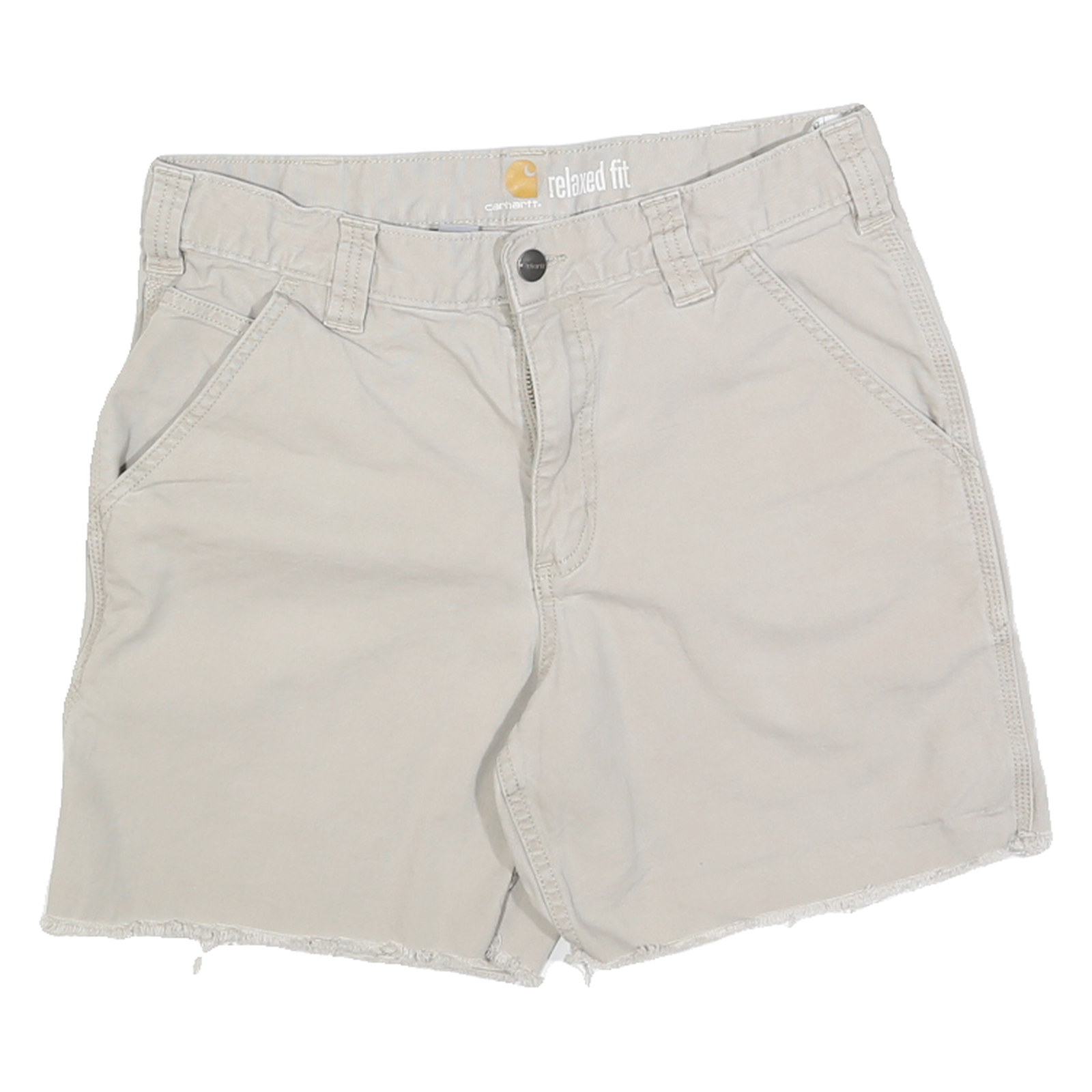 CARHARTT Womens Shorts Beige Casual Relaxed Fit M W32 Cotton Blend Workwear