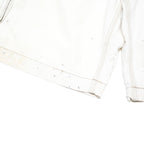 CARHARTT Mens White Relaxed Fit Cotton Blend Cargo Shorts XL W40 Workwear