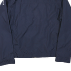 FILA Womens Navy Blue Track Jacket L Polyester Plain Zip Lightweight Casual