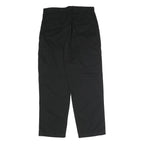 ARIZONA JEAN COMPANY Mens Cotton Blend Black Regular Cargo Trousers W34 L30