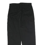 ARIZONA JEAN COMPANY Mens Cotton Blend Black Regular Cargo Trousers W34 L30