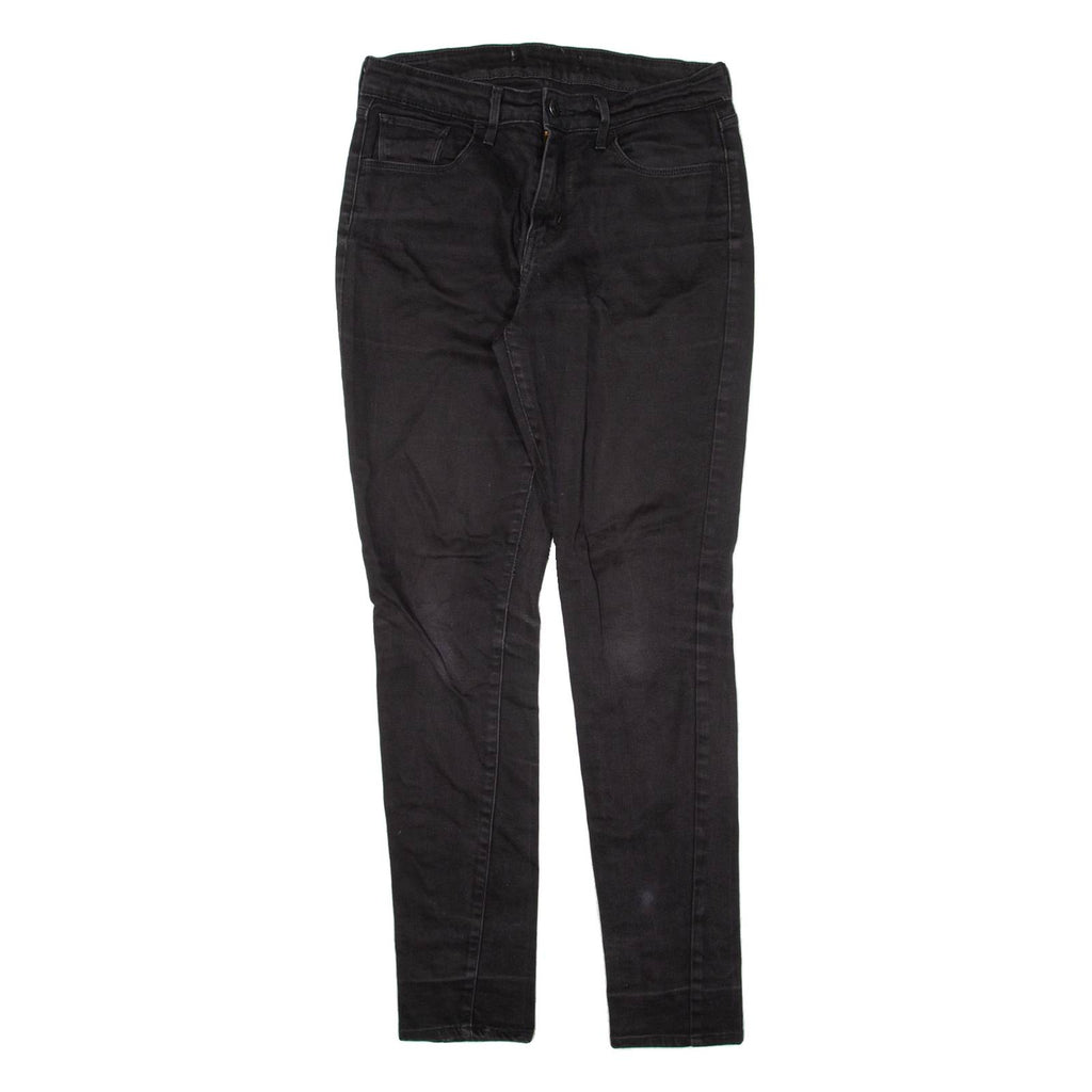 LEVI'S Womens Jeans Black Slim Skinny W28 L29