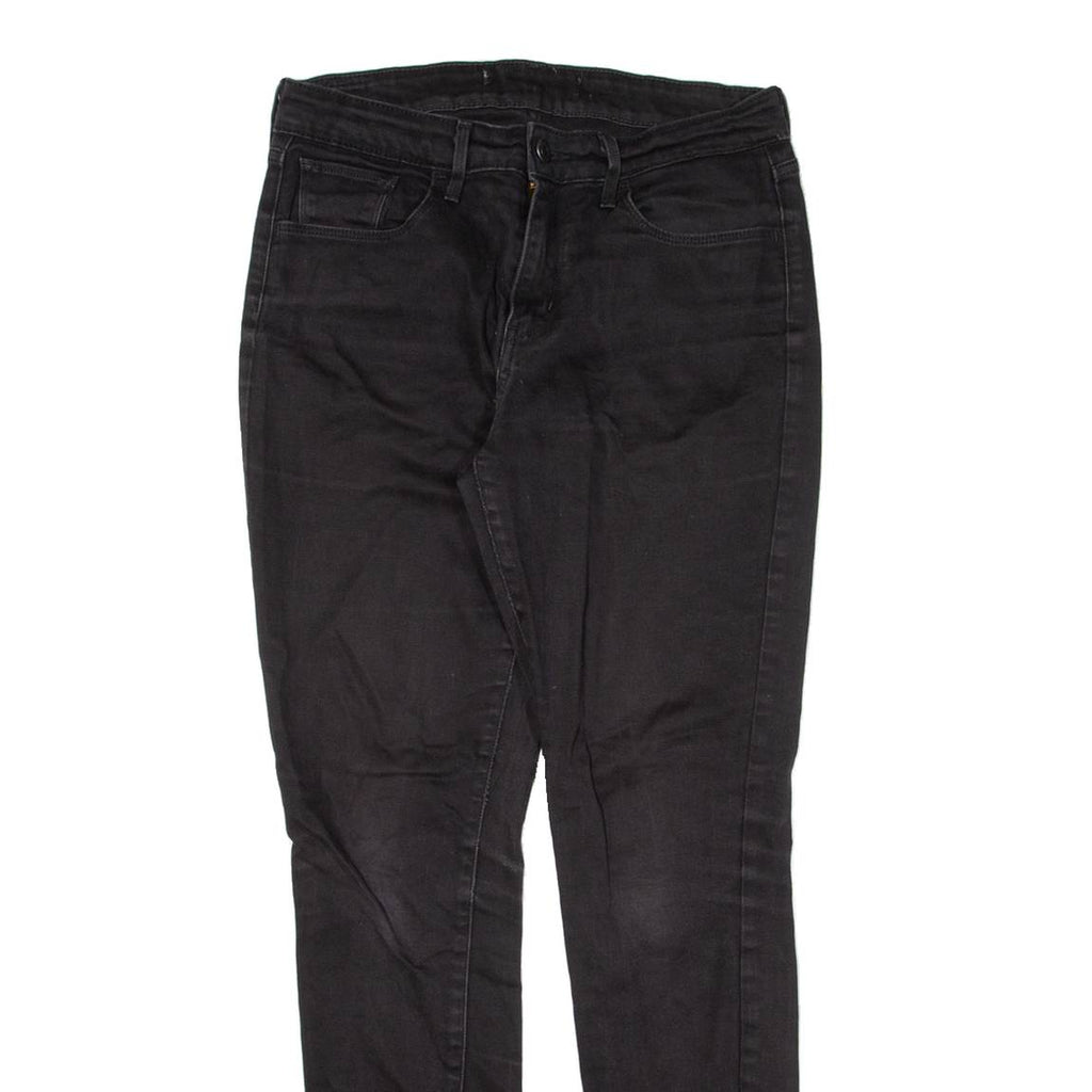 LEVI'S Womens Jeans Black Slim Skinny W28 L29
