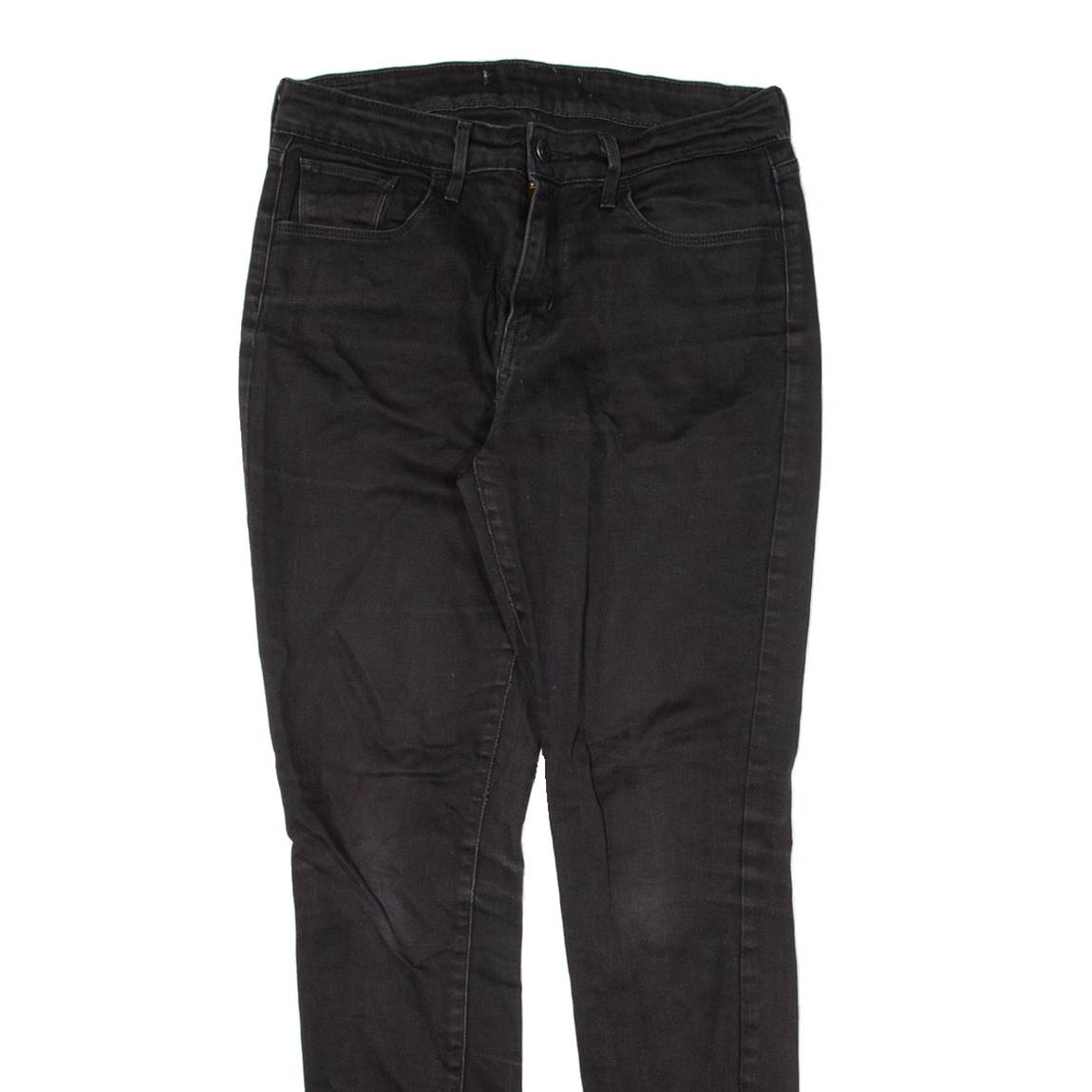 LEVI'S Womens Jeans Black Slim Skinny W28 L29
