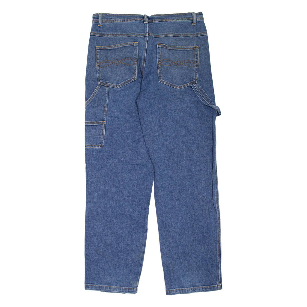 Carpenter Womens Jeans Blue Regular Tapered W32 L30