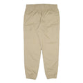 NEW BALANCE Mens Beige Cotton Blend Regular Cargo Trousers W38 L32 Drawstring