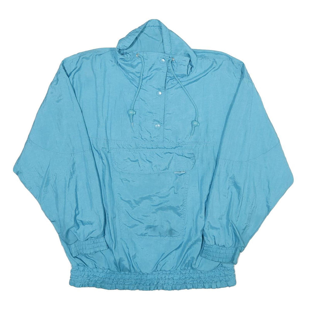 BOCOO Womens Blue Nylon Oversized Jacket L Casual Lightweight Outdoor