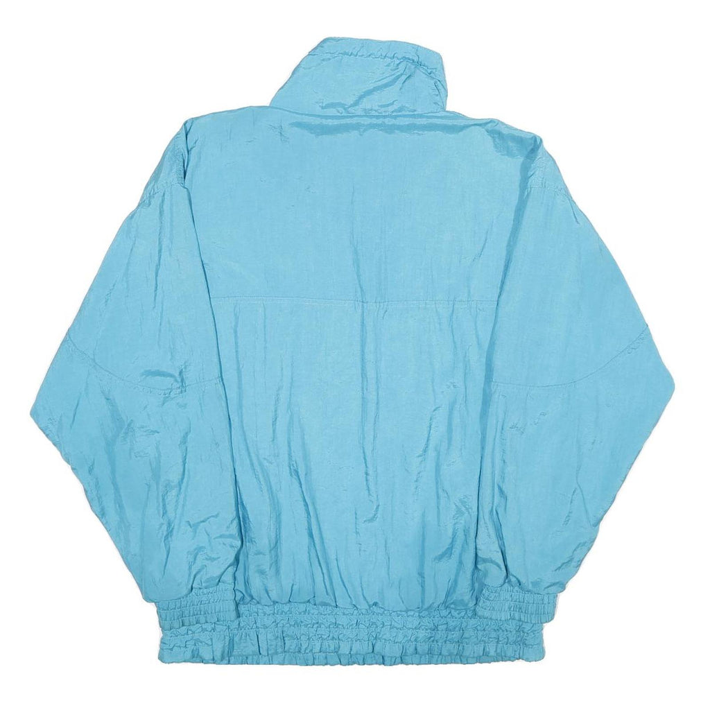 BOCOO Womens Blue Nylon Oversized Jacket L Casual Lightweight Outdoor