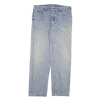 CARHARTT Mens Regular Fit Blue Denim Jeans Zip W38 L35 Classic Cotton Blend