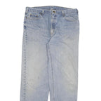 CARHARTT Mens Regular Fit Blue Denim Jeans Zip W38 L35 Classic Cotton Blend