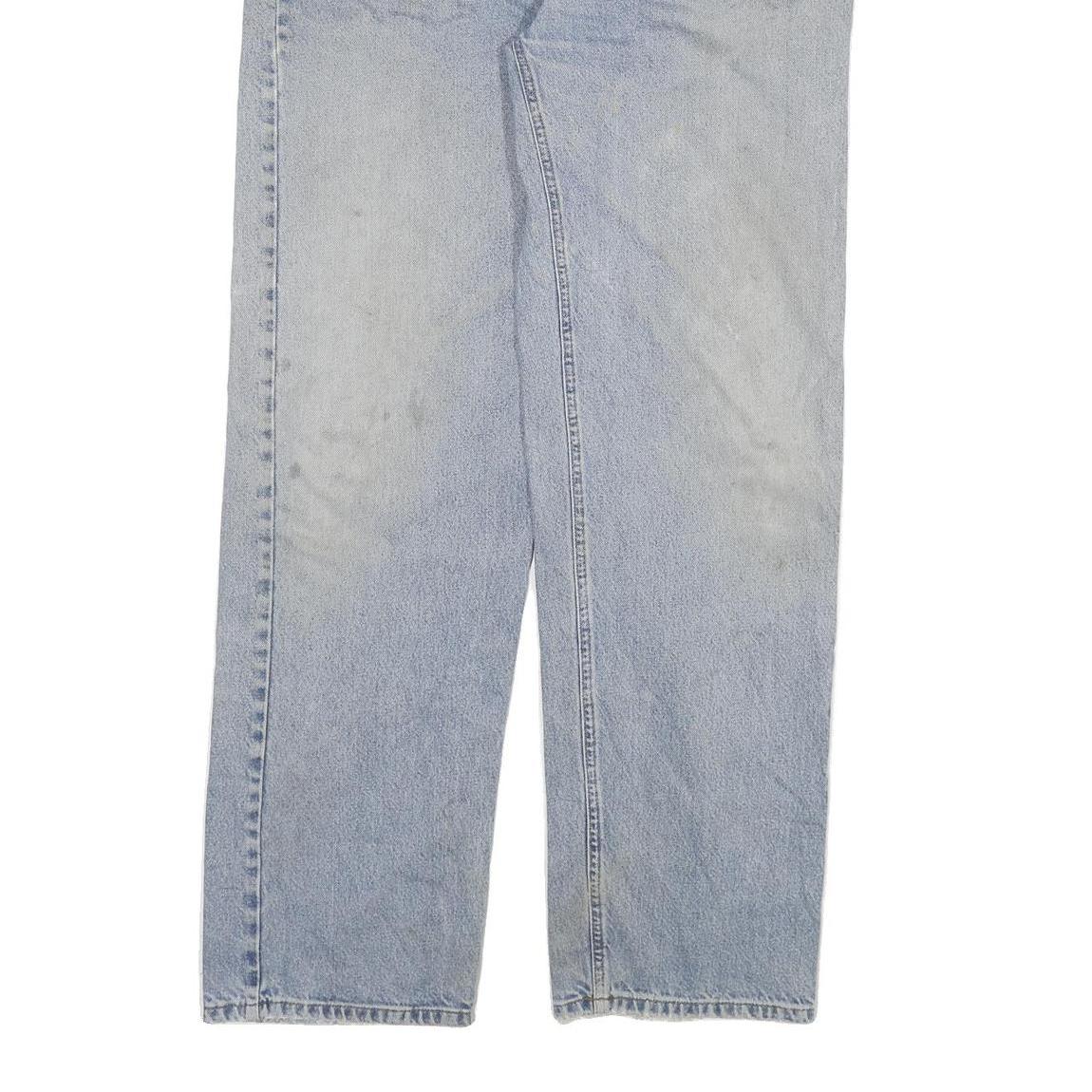 CARHARTT Mens Regular Fit Blue Denim Jeans Zip W38 L35 Classic Cotton Blend