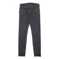 LEVI'S 519 Hi-Ball Mens Jeans Black Slim Skinny Denim W30 L30 Zip