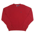 CHAPS Mens Red Plain Crew Neck Basic Knit 2XL Cotton Jumper Casual Warm