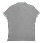 LOTTO Womens Grey Polo Shirt Short Sleeve S Cotton Blend Classic Fit