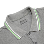LOTTO Womens Grey Polo Shirt Short Sleeve S Cotton Blend Classic Fit