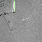 LOTTO Womens Grey Polo Shirt Short Sleeve S Cotton Blend Classic Fit